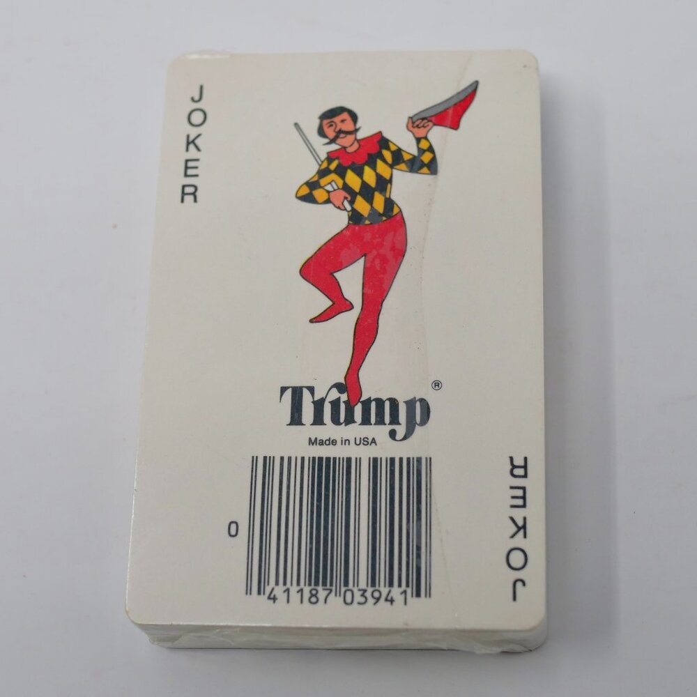 NOS Vintage Trump Sealed Playing Cards Sailing Boat Schooner Ship NEW - Picture 2 of 2
